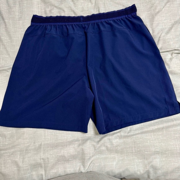 Fabletics Men Navy Blue Casual Athletic Shorts Sz XL - Picture 6 of 9
